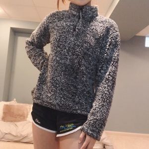 Charcoal Sherpa Quarter Zip